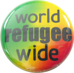 refugee worldwide button